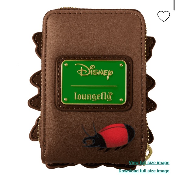 Loungefly The Lion King Exclusive Hakuna Matata Grubs Zip Around Wallet - Picture 6 of 7